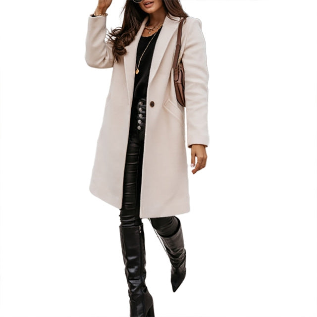 Winter Oversized Wool Bomber