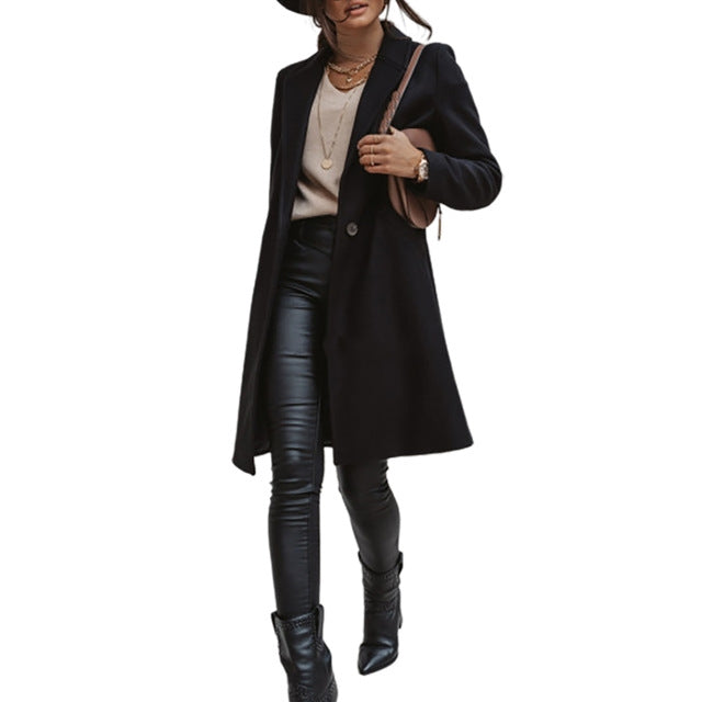 Winter Oversized Wool Bomber