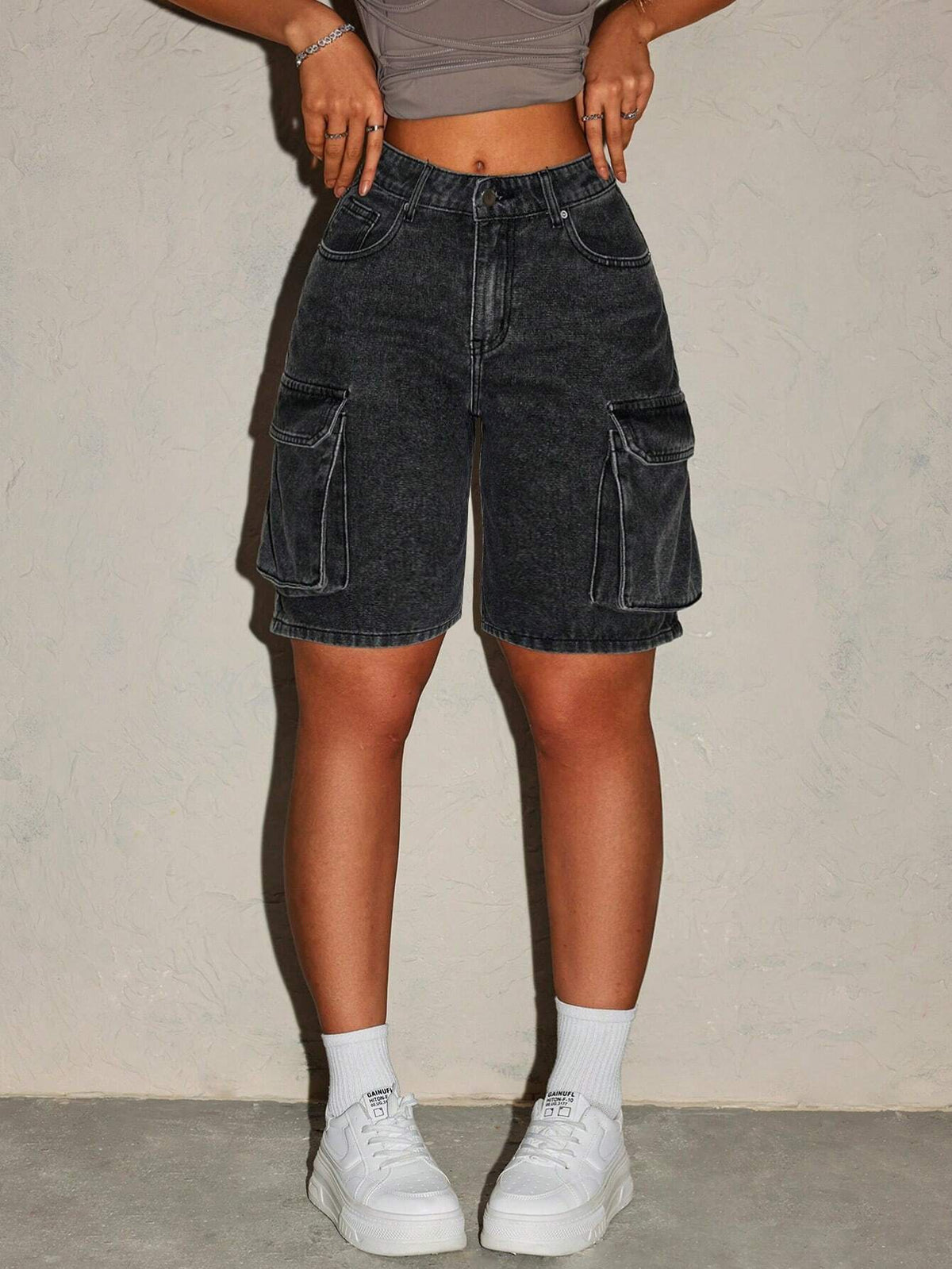 Retro Denim Shorts