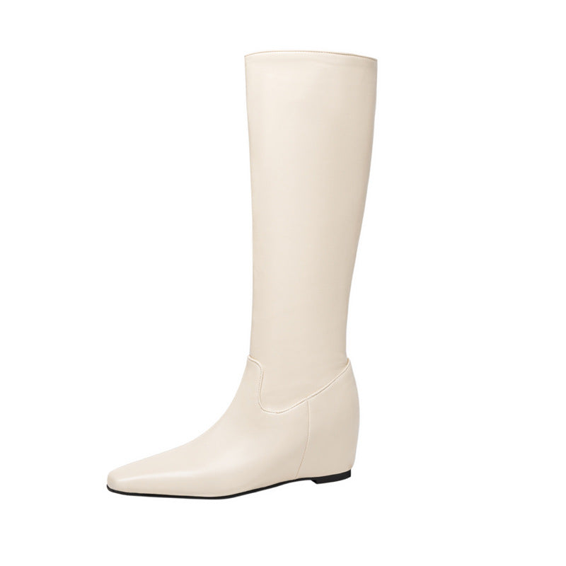 Womens Winter Wedge Heel Pointed-Toe Shoes