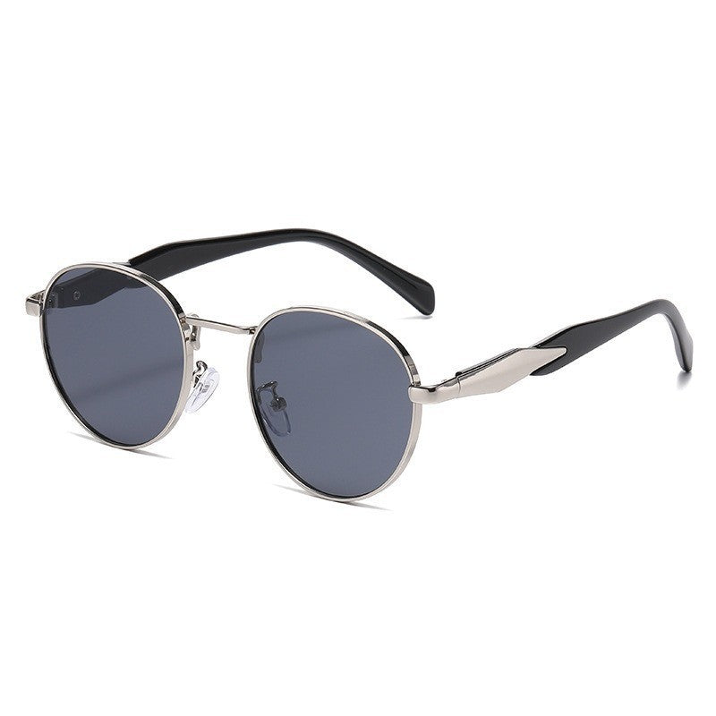 Metal Round Frame Sun Glasses