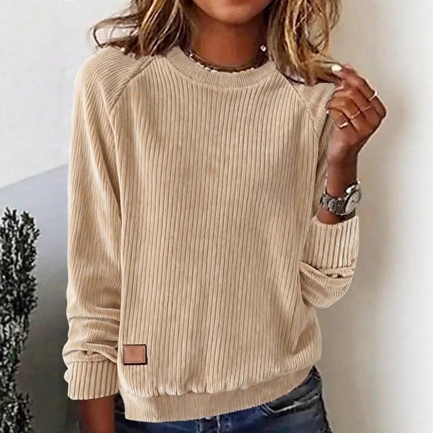 Stylish Slit Loose-fitting Top