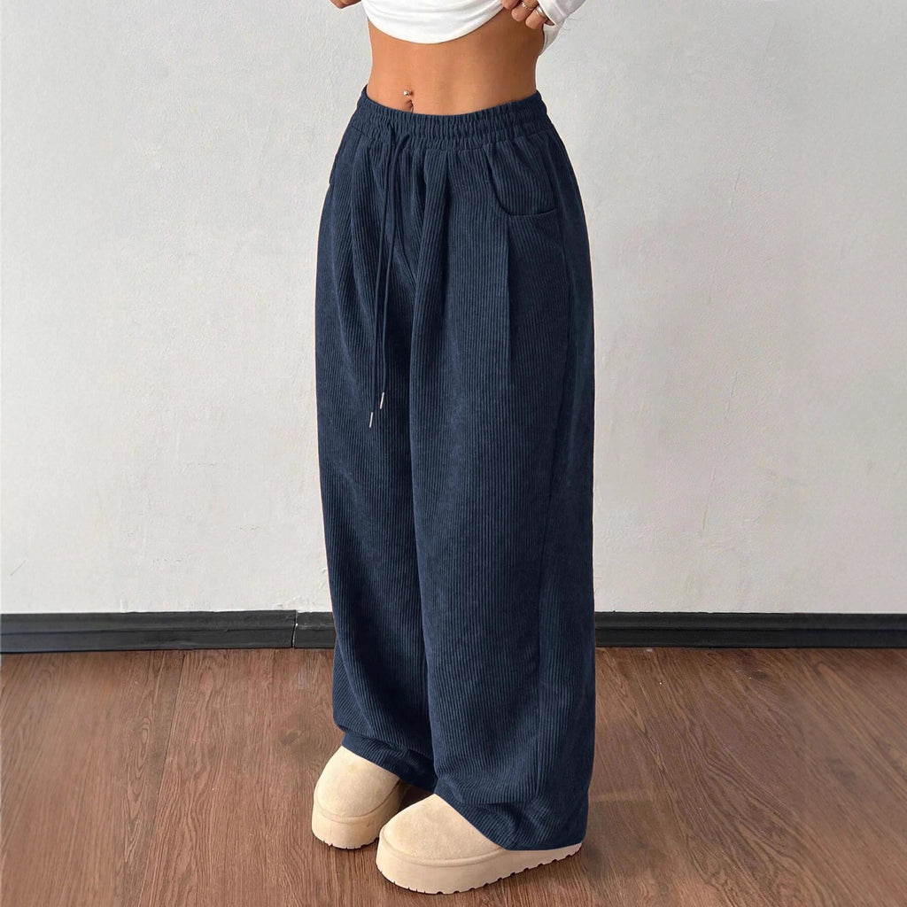 Drapey Wide-Leg Pants